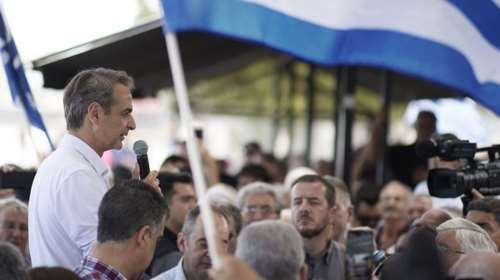 Μητσοτάκης στον Άγιο Νικόλαο: &quot;Πόρτα-πόρτα θα στείλουμε το μήνυμα της μεγάλης νίκης&quot;