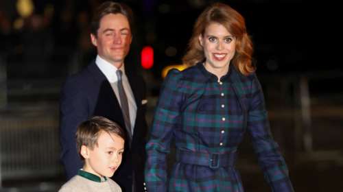 Πριγκίπισσα Βεατρίκη: Με τον θετό γιο της στη συναυλία της Κέιτ - Το απίθανο ταρτάν φόρεμα και τα βελούδινα Zara boots