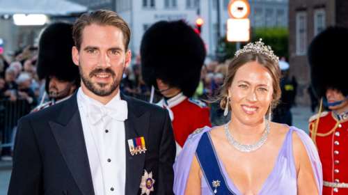 Φίλιππος - Νίνα Φλορ: Με Moncler μπουφάν στο κοσμοπολίτικο και παγωμένο Σεν Μόριτζ