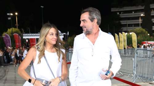 Νικόλαος και Χρυσή Βαρδινογιάννη σε μία σπάνια εμφάνιση- Η κομψότητα της απλότητας