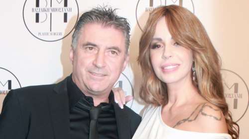 Ιωάννα Λίλη: Ποζάρει με σούπερ μίνι φόρεμα και over the knee μπότες στην αγκαλιά του Θοδωρή Ζαγοράκη