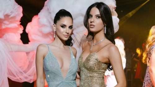 Το glam look της Αναστασίας Πατέρα: Τα διαμαντένια κοσμήματα που συνδύασε με το μάξι δαντελένιο φόρεμά της