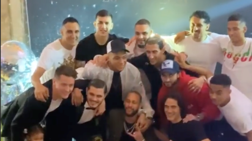 Νεϊμάρ, Καβάνι και Ικάρντι το γλέντησαν …τόπλες σε πάρτι γενεθλίων