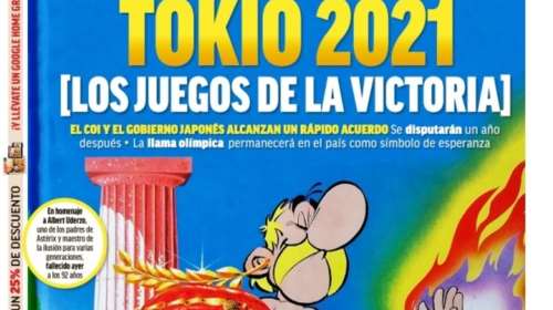 Συγκινούν &quot;Marca&quot; και &quot;L&#39; Equipe&quot;: Ο Αστερίξ στους Ολυμπιακούς Αγώνες &quot;της Νίκης&quot;
