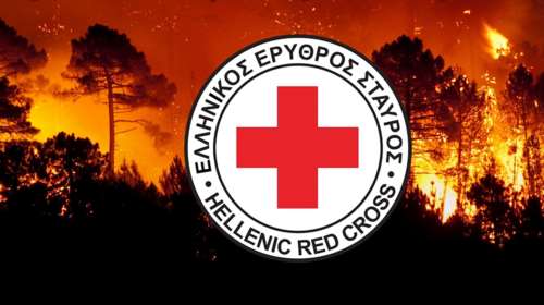 Φωτιά στην Αττική: Συγκέντρωση τροφίμων και υγειονομικού υλικού από τον Ελληνικό Ερυθρό Σταυρό