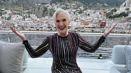 Μέι Μασκ - Από τη Σαντορίνη στην Ύδρα η μητέρα του Ελον: &quot;Γεια σου Ελλάδα, μια υπέροχη μέρα εξερευνώντας το όμορφο νησί&quot;