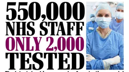 Οργή για τον Τζόνσον στη Βρετανία - &quot;Σκάνδαλο να έχουν ελεγχθεί μόνο 2.000 υγειονομικοί&quot;