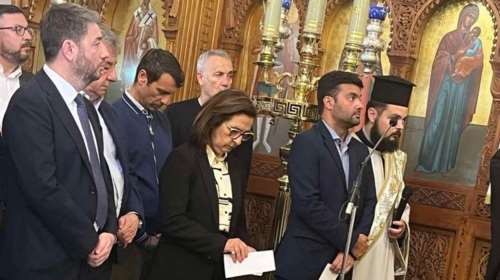 Συγκίνηση στην κηδεία του Φοίβου Ιωαννίδη: &quot;Η εξουσία δεν τον αλλοίωσε ποτέ&quot;, είπε ο Νίκος Ανδρουλάκης