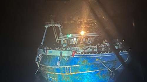 Τραγωδία στην Πύλο: Νέα φωτογραφία ντοκουμέντο από το μοιραίο σκάφος, με στοιβαγμένους τους μετανάστες