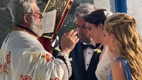 Γάμος στην Τζια για την οικογένεια Μητσοτάκη - Ποιοι έδωσαν το &quot;παρών&quot; [εικόνες]