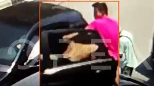 Ληστεία στη Θεσσαλονίκη: Βίντεο ντοκουμέντο - Η στιγμή που ο επιχειρηματίας προσπαθεί να &quot;συλλάβει&quot; τον ληστή