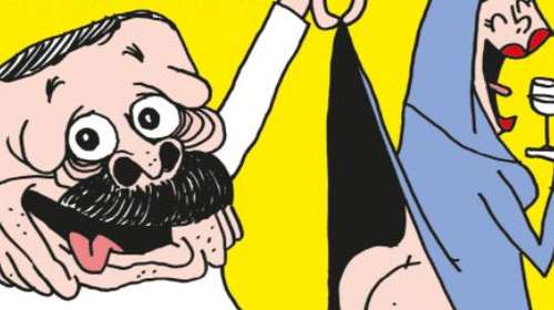 Ο Ερντογάν κοιτά τα οπίσθια μιας μουσουλμάνας - Το σκίτσο της Charlie Hebdo που εξόργισε τους Τούρκους