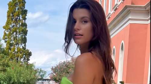 Δανάη Παππά: Με όμπρε στράπλες φόρεμα Celia Kritharioti στη Βενετία - Η απίθανη εμφάνιση