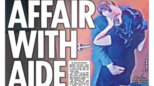 Ροζ σκάνδαλο στη Βρετανία: Οι φωτογραφίες που καίνε τον υπουργό Υγείας Χάνκοκ - Κρυφή σχέση με 43χρονη σύμβουλό του