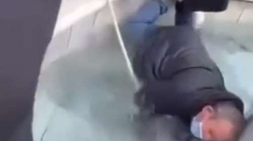 Οργή Γεωργιάδη για βίντεο με ηλικιωμένο που έπεσε στη συγκέντρωση Μητσοτάκη στο Μαρούσι: &quot;Πόσο πιο κάτω θα φτάσουν&quot;