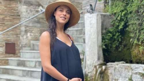 Ευαγγελία Συριοπούλου: Η σπάνια φωτό με τον σύντροφό της στον έβδομο μήνα της εγκυμοσύνης