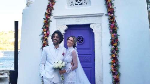 Αθηνά Οικονομάκου: Οι αδημοσίευτες φωτογραφίες από τον γάμο της με τον Φίλιππο Μιχόπουλο