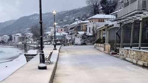 Βόλος και Πήλιο: Σφοδρή χιονοθύελλα - Μάχη να κρατηθούν οι δρόμοι ανοιχτοί [εικόνες - βίντεο]