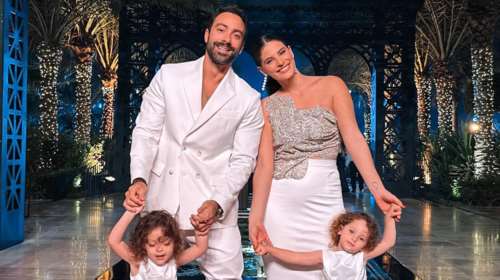 Όλοι στα λευκά: Πρωτοχρονιά στο Ντουμπάι για Τανιμανιδη - Μπόμπα και τις δίδυμες κόρες τους