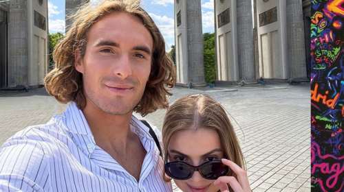 Στέφανος Τσιτσιπάς: Με τη σύντροφό του, Θεοδώρα Πεταλάς, στο Βερολίνο [εικόνες]