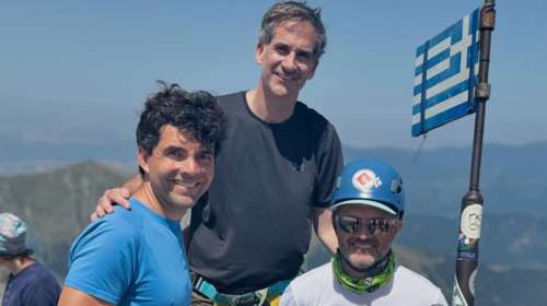 Ο Κώστας Μπακογιάννης για ορειβασία στον Όλυμπο - Δείτε τις εικόνες