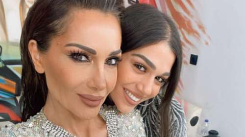 Γενέθλια στο Λονδίνο με μοριακή κουζίνα για τη Μελίνα Νικολαΐδη - Η μίνιμαλ τούρτα και το ασημί μίνι φόρεμα