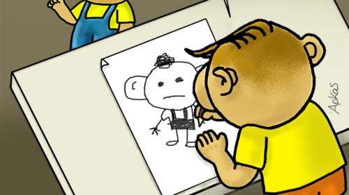 Αρκάς: Η κυριακάτικη καλημέρα έχει ζωγραφική - &quot;Μην κουνιέθαι&quot;