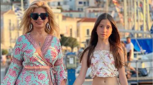 Ζήνα Κουτσελίνη: Σπάνια φωτογραφία με την κούκλα κόρη της, Έμμα [Εικόνα]