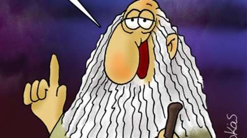 Το καυστικό σκίτσο του Αρκά για τους... φανατικούς ηλίθιους