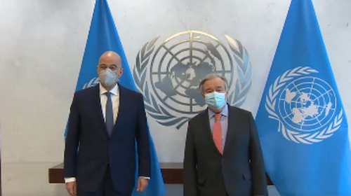 Συνάντηση Δένδια - Γκουτέρες με το βλέμμα στην ελληνική ομογένεια της Μαριούπολης [Βίντεο]