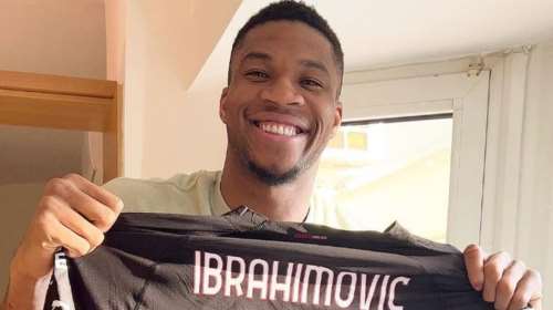 Ο Αντετοκούνμπο πήρε φανέλα από τον Ιμπραΐμοβιτς αλλά του είπε να κεράσει- &quot;Στείλτην πίσω&quot; έγραψε ο Πετρετζίκης