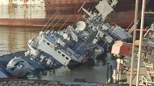 "Hetman Sagaidachnyi": Οι Ουκρανοί βύθισαν τη ναυαρχίδα του στόλου τους για να μην πέσει στα χέρια της Ρωσίας