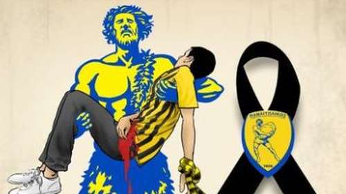 Δολοφονία Άλκη: Συγκινεί ο Παναιτωλικός - Ο μυθικός Τίτορμος κρατάει στην αγκαλιά του τον 19χρονο