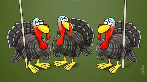 Το απολαυστικό σκίτσο του Αρκά για τα Χριστούγεννα - &quot;Το χοιρινό κάνει καλό&quot;