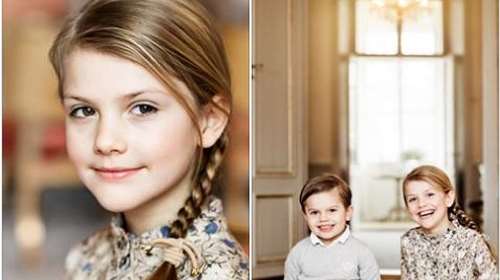 Το νέο πορτρέτο της μέλλουσας βασίλισσας της Σουηδίας: Μόλις έκλεισε τα οκτώ
