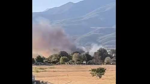 Φωτιά στην Κομοτηνή: Σηκώθηκαν εναέρια μέσα - Ήχησε το 112 [βίντεο]