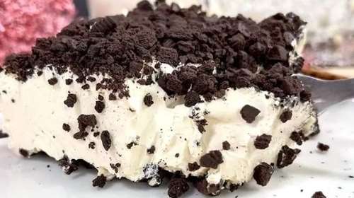 Λαχταριστό γλυκό ψυγείου με μόνο 3 υλικά - Χωρίς ψήσιμο, έτοιμο σε 5 λεπτά