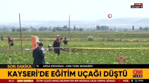 Τουρκία: Συντριβή εκπαιδευτικού αεροσκάφους στο Καϊσερί - Νεκροί δύο πιλότοι [βίντεο]