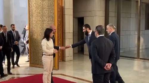 Συρία: Ο αλ Σάρα υποδέχθηκε με χειραψία μόνο τον Γάλλο ΥΠΕΞ - Δεν έδωσε το χέρι στη Γερμανίδα υπουργό [βίντεο]
