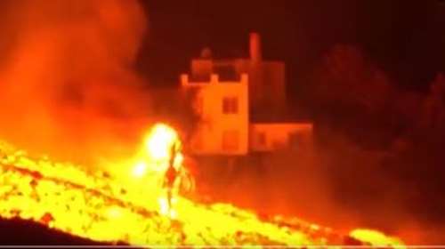 Ηφαίστειο  - Λα Πάλμα: Συνεχίζει το καταστροφικό του έργο για τρίτη εβδομάδα - Συγκλονιστκά βίντεο από το &quot;ποτάμι&quot; λάβας