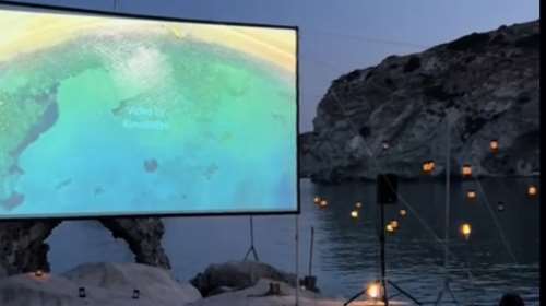 Μαγεύει το θερινό σινεμά στην Κίμωλο - Μια μοναδική εμπειρία ανάμεσα σε βράχια και θάλασσα [βίντεο]