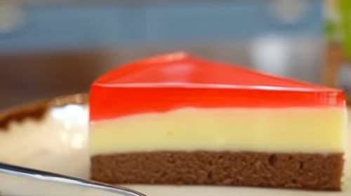 Πεντανόμιστο γλυκό ψυγείου με ζελέ - Εύκολο με απλά υλικά