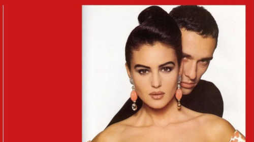 Vintage: Η σπάνια φωτογράφηση του Αντώνη Φραγκάκη με τη Μόνικα Μπελούτσι για τον Valentino το 1991