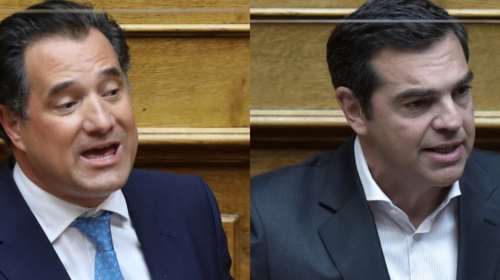 Αγριος καβγάς Τσίπρα - Γεωργιάδη στη Βουλή: Το &quot;παλιόχαρτο&quot;, η βάφτιση και οι πορείες για τον Κουφοντίνα
