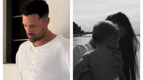 Πλάνα από τη βάπτιση του γιου του Κωνσταντίνου Αργυρού και της Αλεξάνδρας Νίκα στη Μύκονο