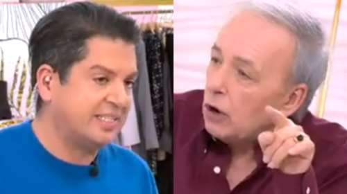 Ο εκνευρισμός του Γιάννη Πουλόπουλου και η "τάπα" του Ανδρέα Μικρούτσικου: "Ως δημοσιογράφος μου φωνάζεις έτσι;"