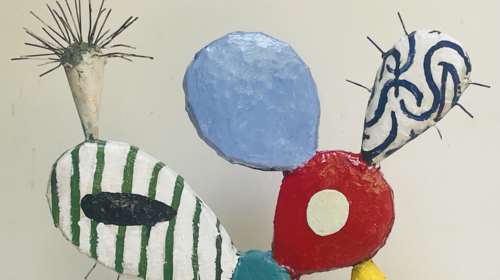 Εγκαίνια για τη σειρά έργων του Διαμαντή Αϊδίνη με τίτλο &quot;Μη μ&#39; αγγίζεις&quot;