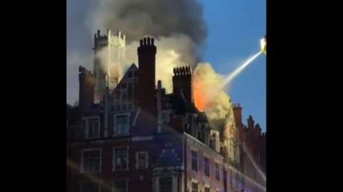 Λονδίνο: Πυρκαγιά στο πολυτελές ξενοδοχείο των διασήμων - Περισσότεροι από 100 άνθρωποι απομακρύνθηκαν [βίντεο]
