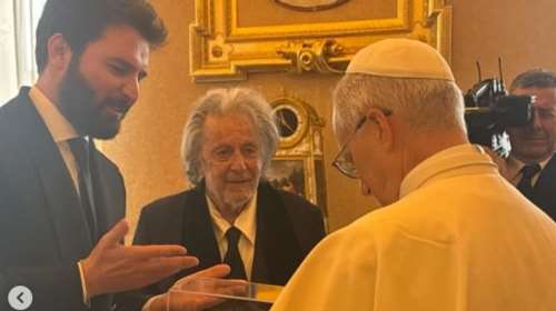 Πάπας Λέων: Η συνάντηση με τον Αλ Πατσίνο στο Βατικανό [εικόνες]