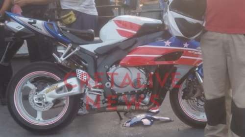 Ηράκλειο: Οδηγός μηχανής έπεσε σε στάση λεωφορείου - Στο νοσοκομείο τρία παιδιά με τη μητέρα τους